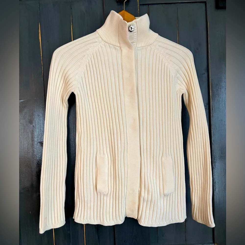 Moda International VINTAGE 90’s Ivory Knit Sweater sz S